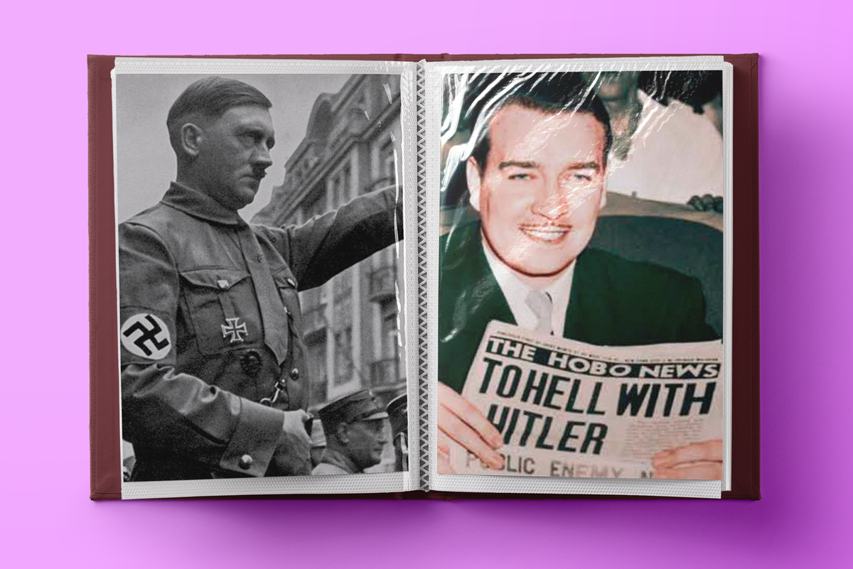 Адольф Гитлер и его "безбашенный" племянник Уильям Патрик, Google картинки