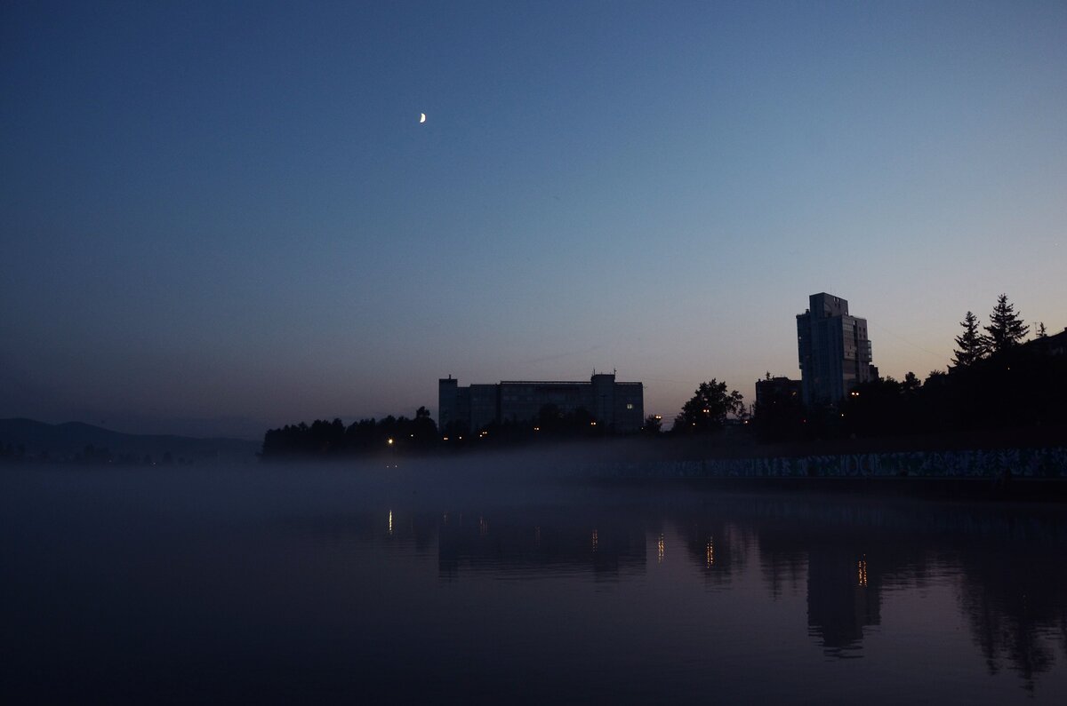 Красноярск. Енисей. Фото из личного архива автора.