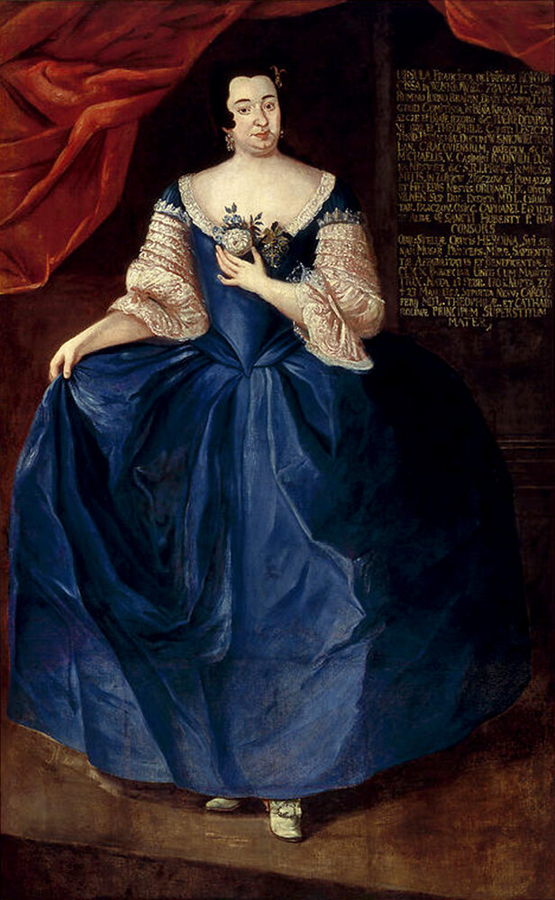 Портрет матери Карла Радзивилла - Франциски Урсулы Радзивилл.