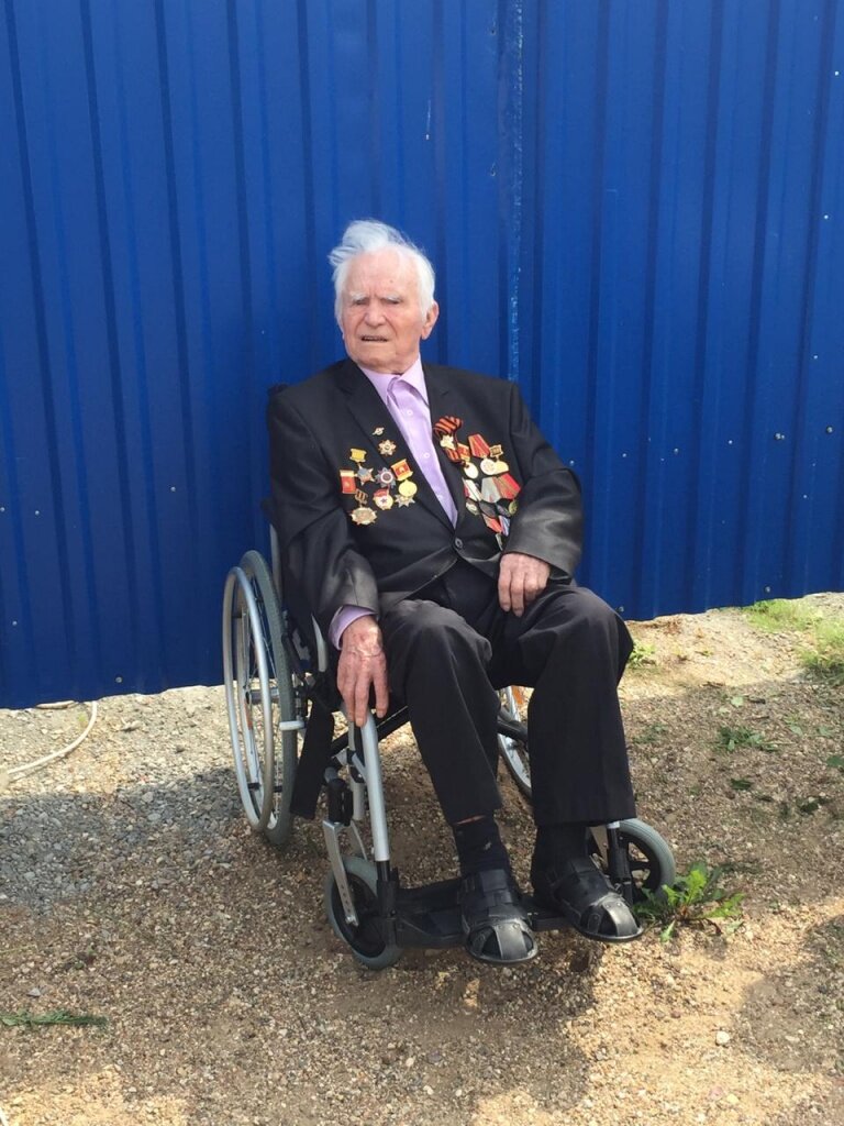 Ветеран Великой Отечественной войны Владимир Иванович Солдатов отмечает 100-летний юбилей