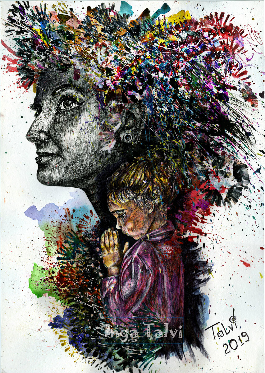 "Пожалуйста, будь моим смыслом", мой арт.