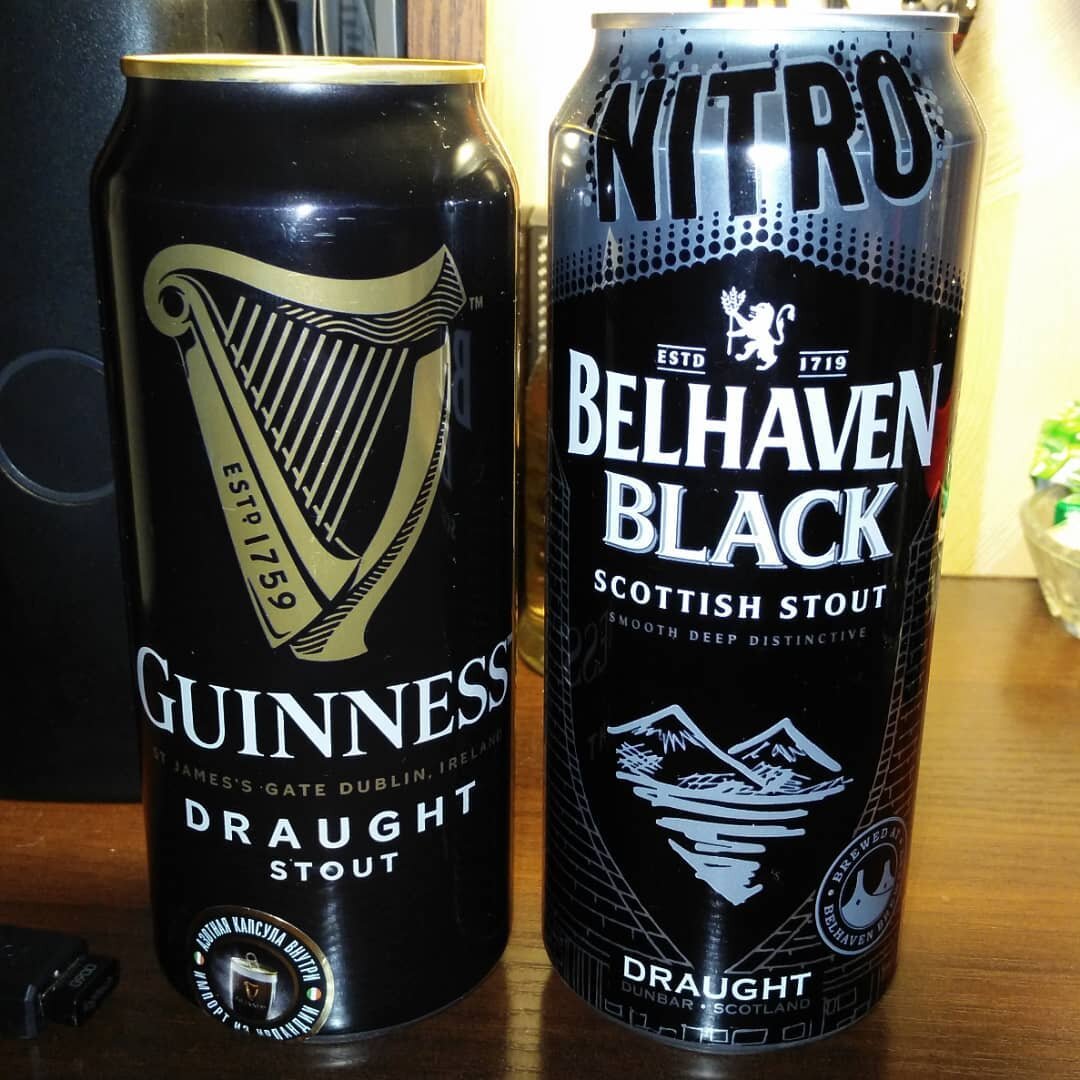 Guinness vs Belhaven Black