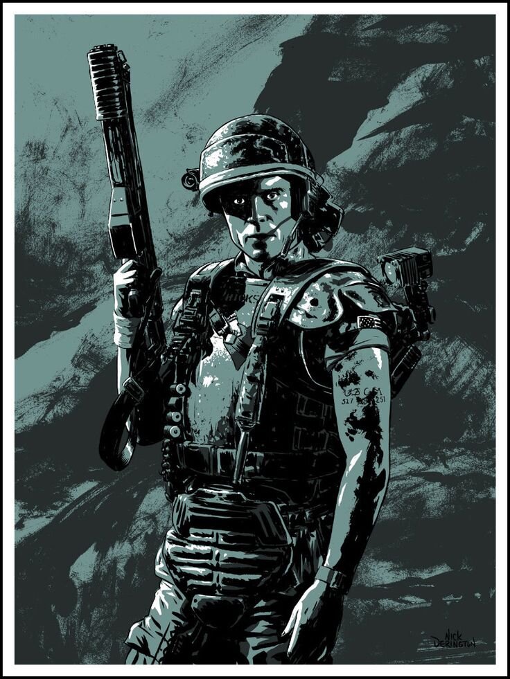 "Aliens" 1986  - Corporal Hicks
(Изображения взяты из открытых источников)