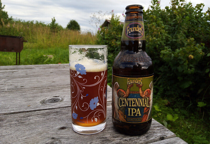 «Centennial IPA» в стакане. Фото автора