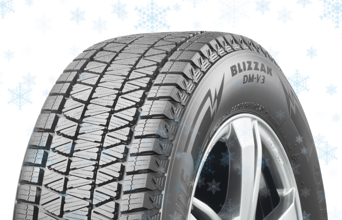 Так выглядит новинка — Bridgestone Blizzak DM-V3.
