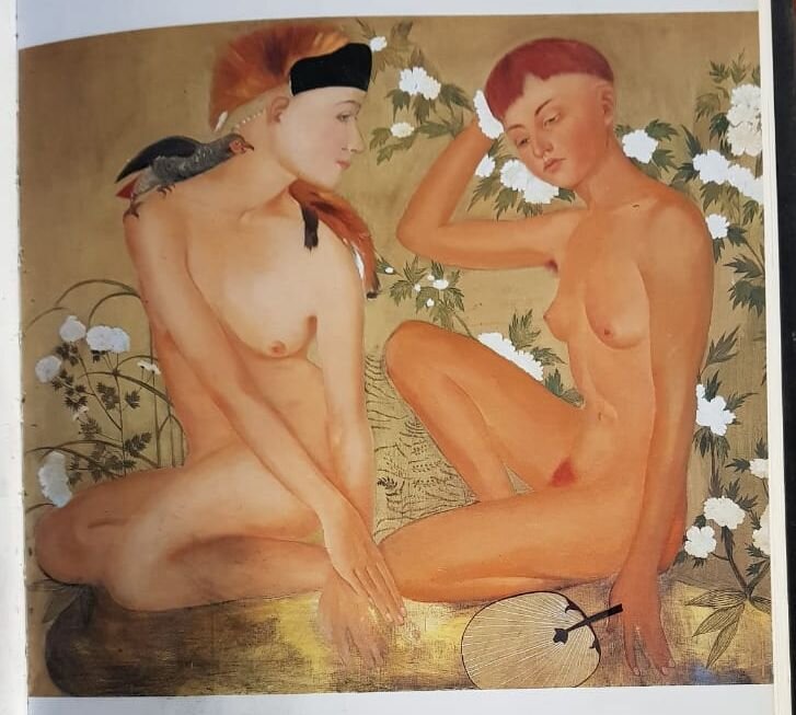 Белла Матвеева. Лисонька моя. 1990. Холст, масло. 131 х 151 см. ГРМ.