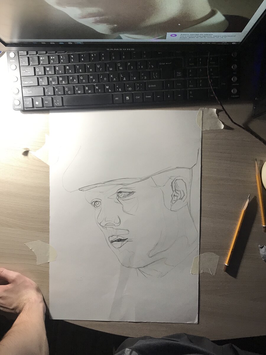 Рисунок карандашом поэтапно