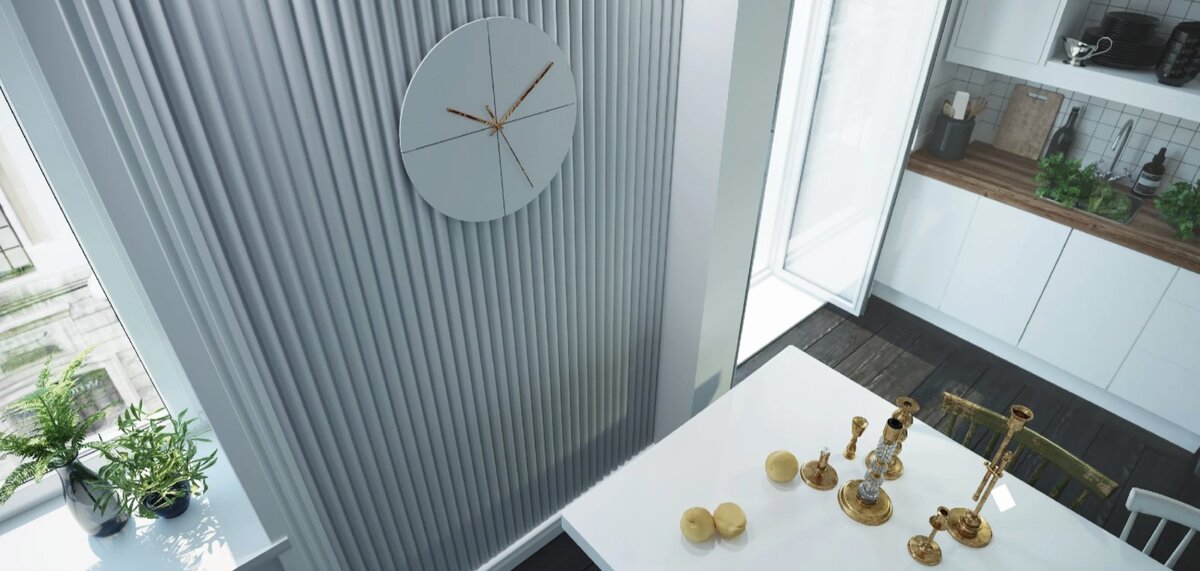 Арт. M-0072. Основой панелей WOODS является частоиспользуемый в античной архитектуре валик. Сочетание со старой кирпичной кладкой, лофтовыми светильниками или меднымитрубами сделают эти гипсовые панелинастоящей изюминкой помещения. Размер 600х600mm.