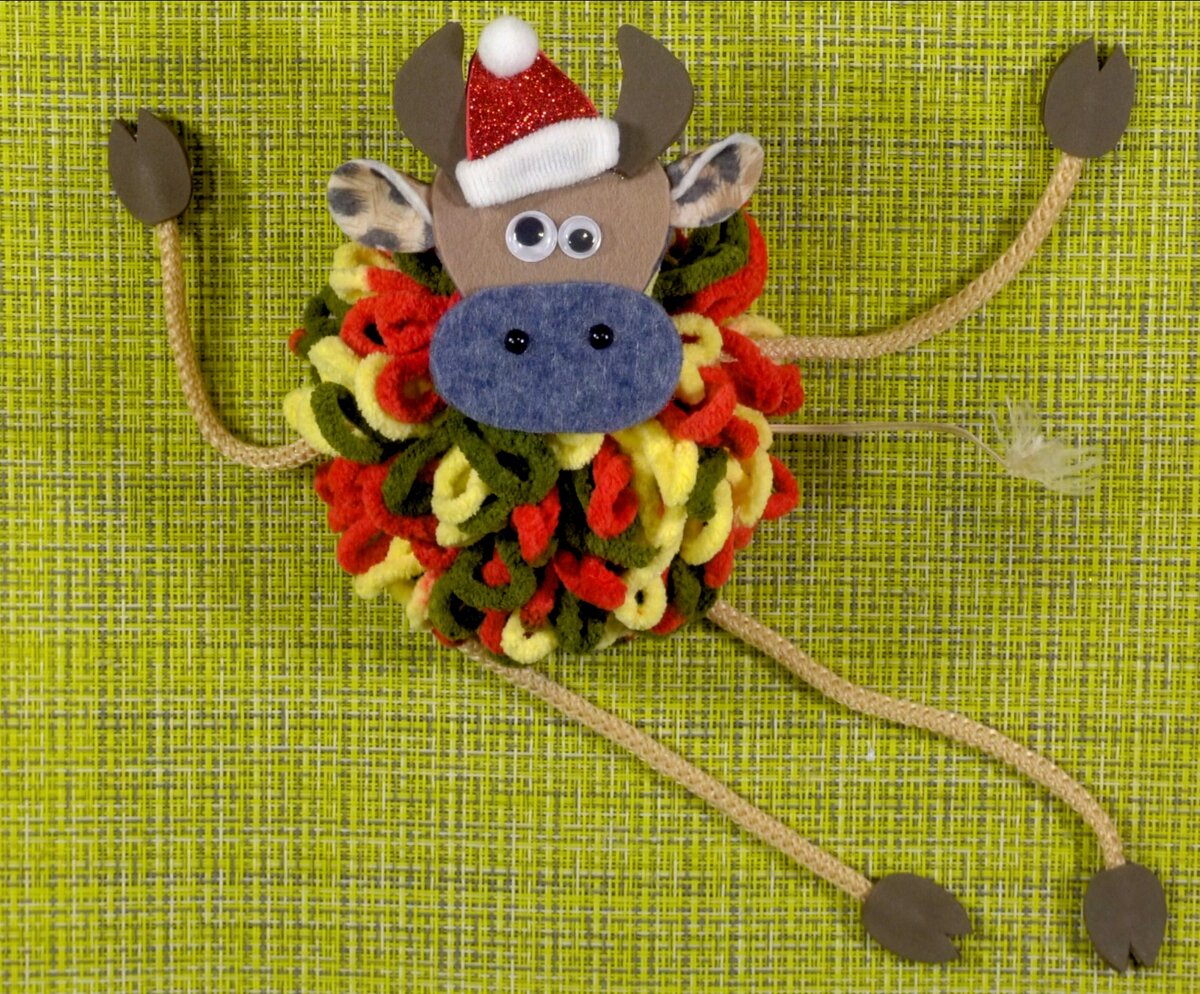 Символ 2021 года С Новым Годом! бычок!