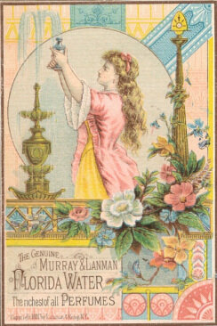 Реклама Флоридской воды от Мюррей и Ланман