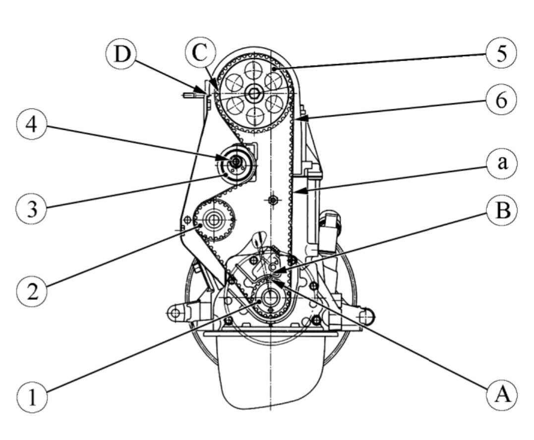 Схема двигателя лада гранта 16 клапанная