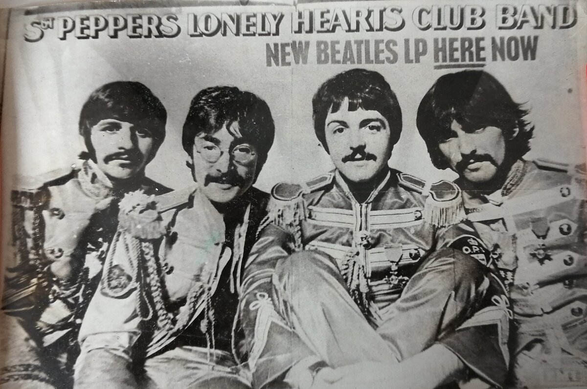 Плакат  группа Beatles