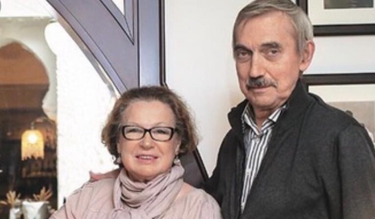 Евгений Киндинов с женой