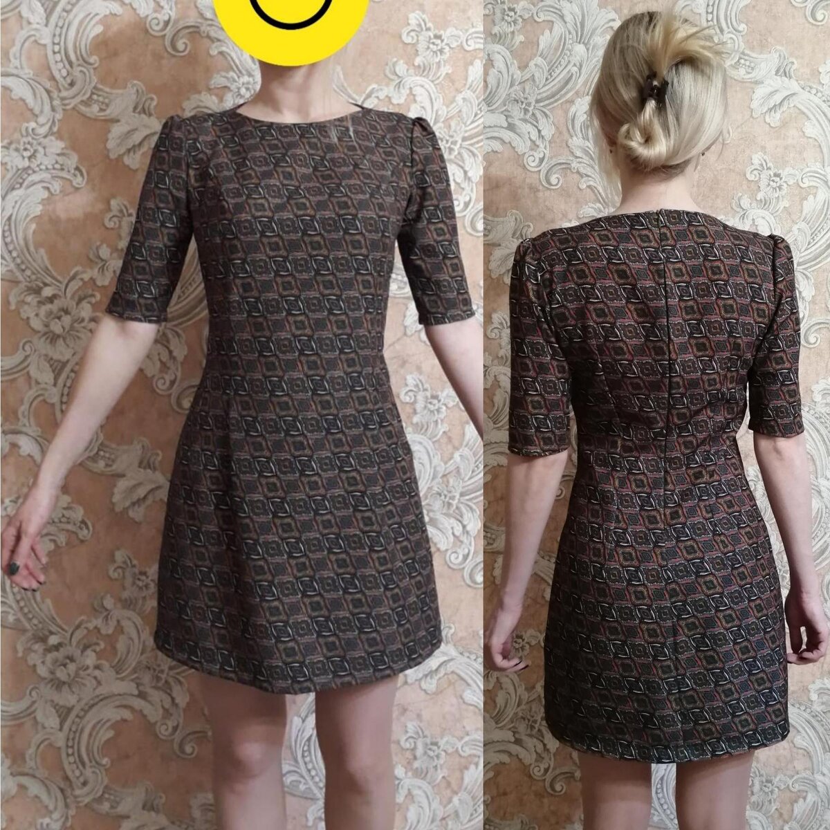 Платье по выкройке трапеция лодочка