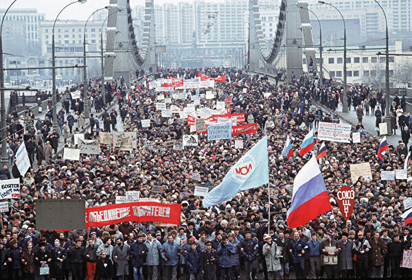 Крымский мост 4.02.1990.