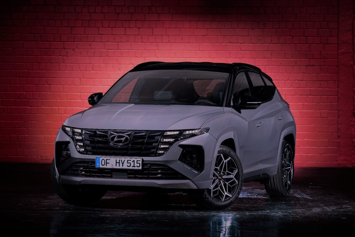 Вид спереди Hyundai Tucson N Line 2021