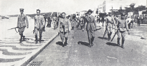 Восставшие курсанты в Рио-де-Жанейро, 1922 год