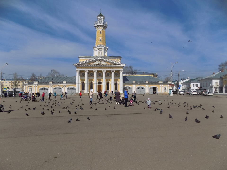 Фото автора. Гауптвахта и пожарная каланча постройки 1825 года. Высота 35 метров.