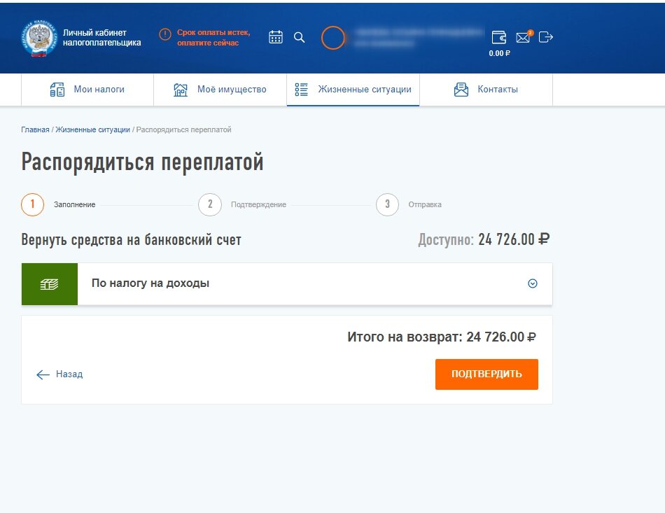 Отложенная переплата в личном кабинете налогоплательщика. Переплата в налоговой в личном кабинете что это означает. Где личном кабинете налогоплательщика есть распорядиться переплатой.