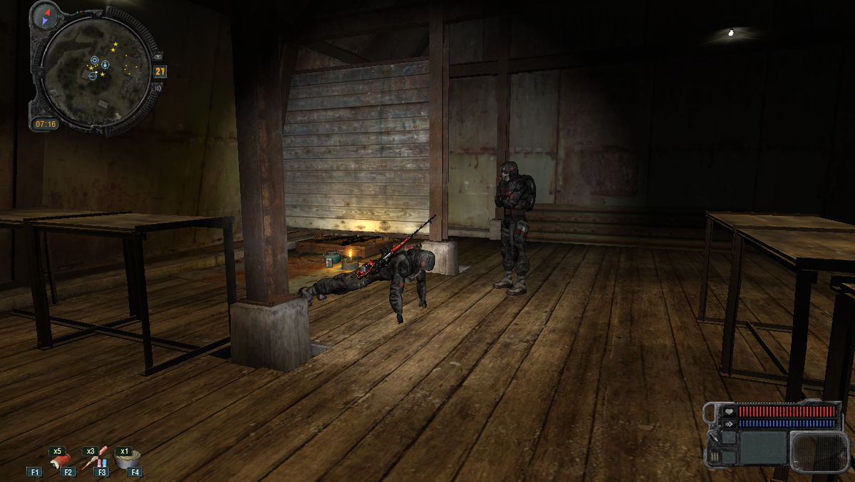 Тренировка долговца.