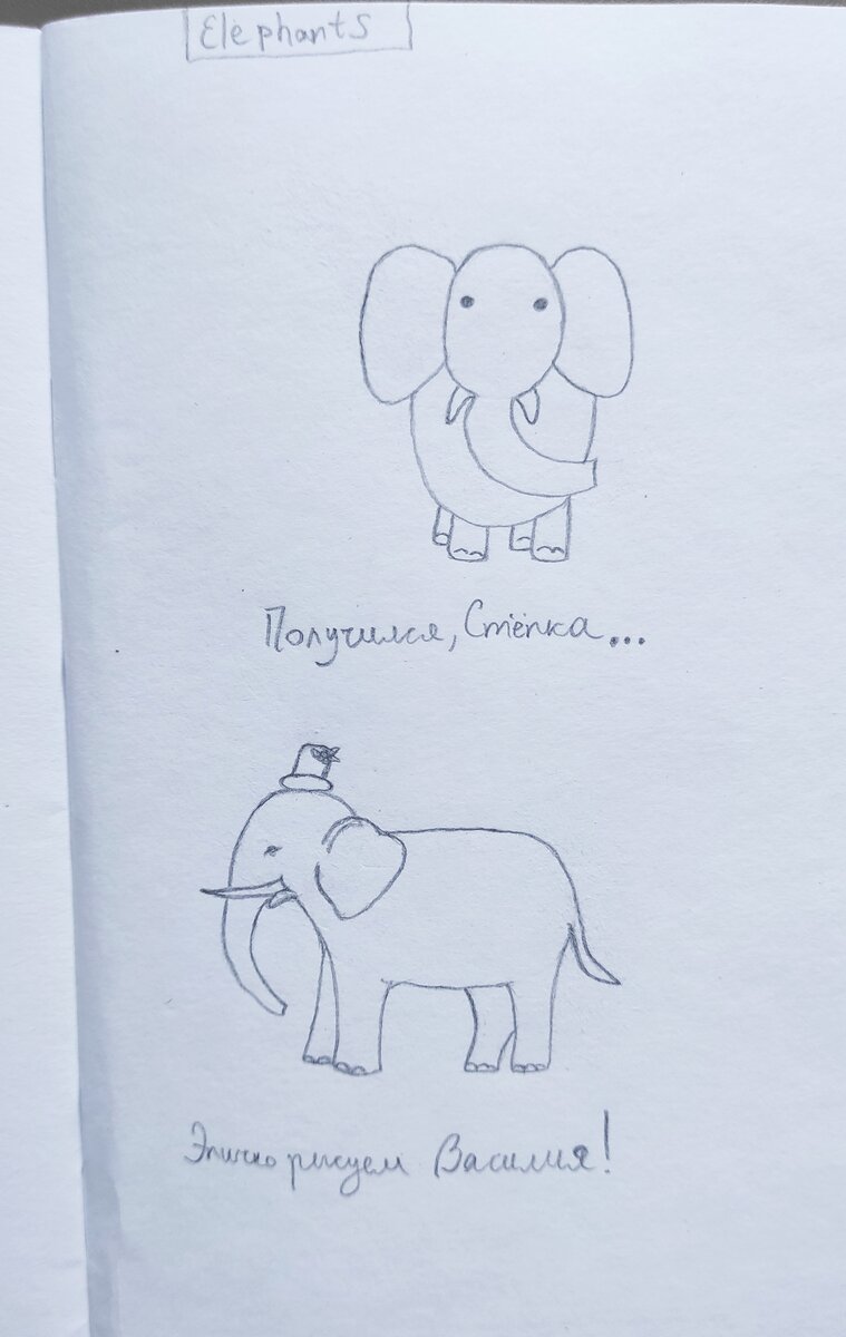 Василий был нарисован под эпическую музыку :). А Стёпка получился.