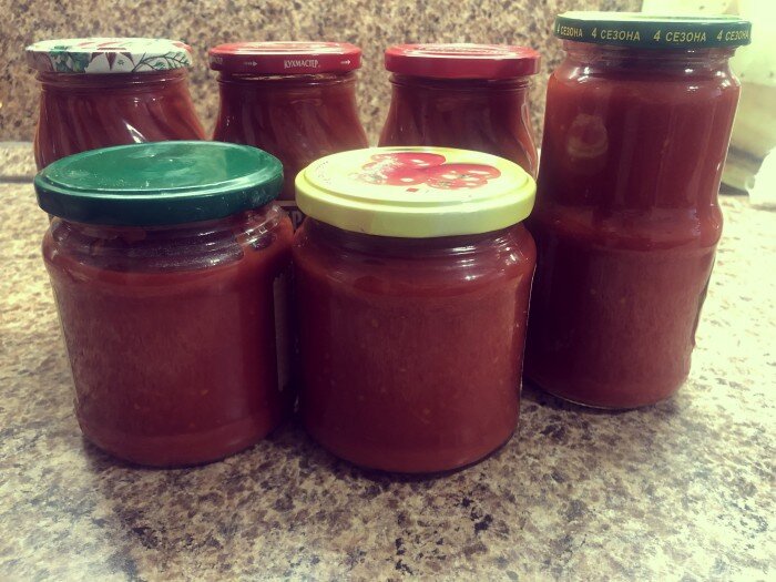 Томатная паста на зиму.