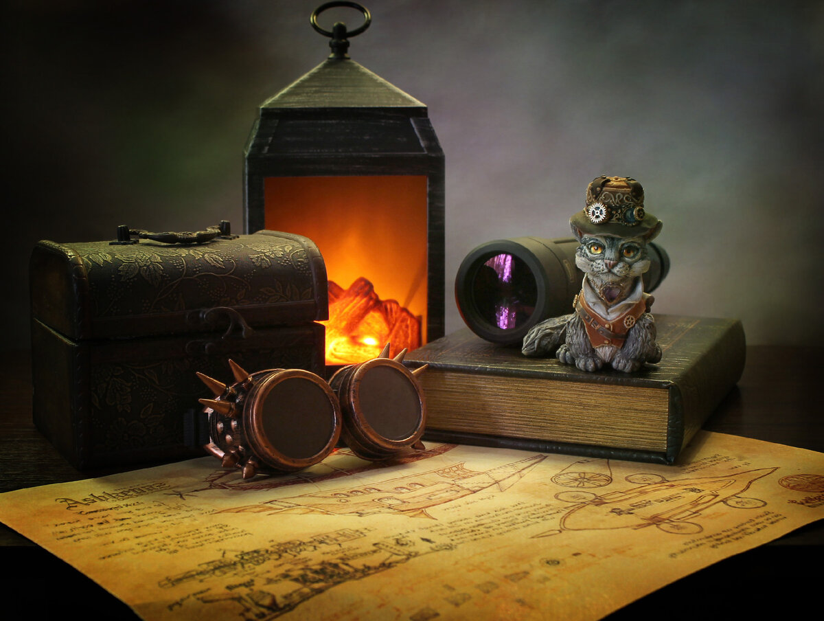 Для меня стимпанк - смесь стиля, атмосферности и романтики