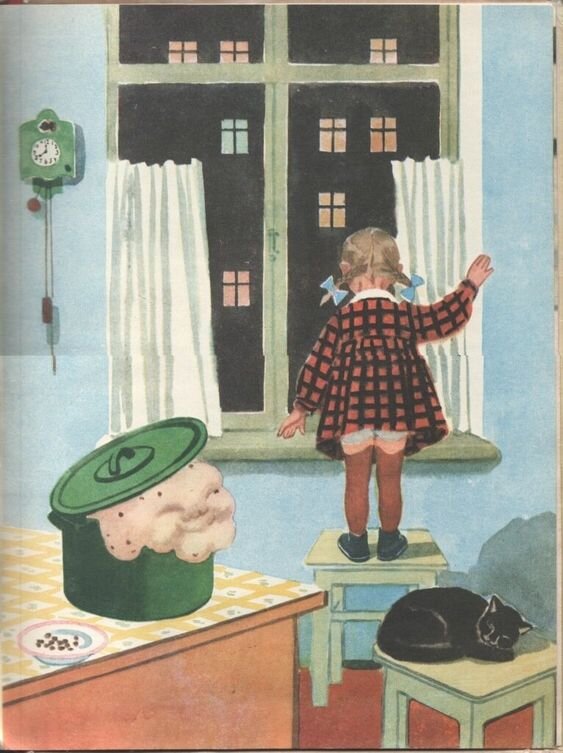 Т. Ерёмина, илл. к книге С. Могилевской "Сказки о маленькой Машеньке", "Детгиз", 1962 https://www.pinterest.ru/pin/465981892703779498/