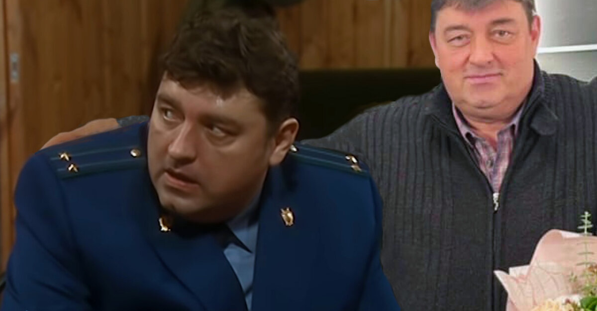 Мащенко (кадр из сериала "Зона") / актёр Игорь Ромащенко (фото со страницы в ВК). Коллаж и обработка - мои