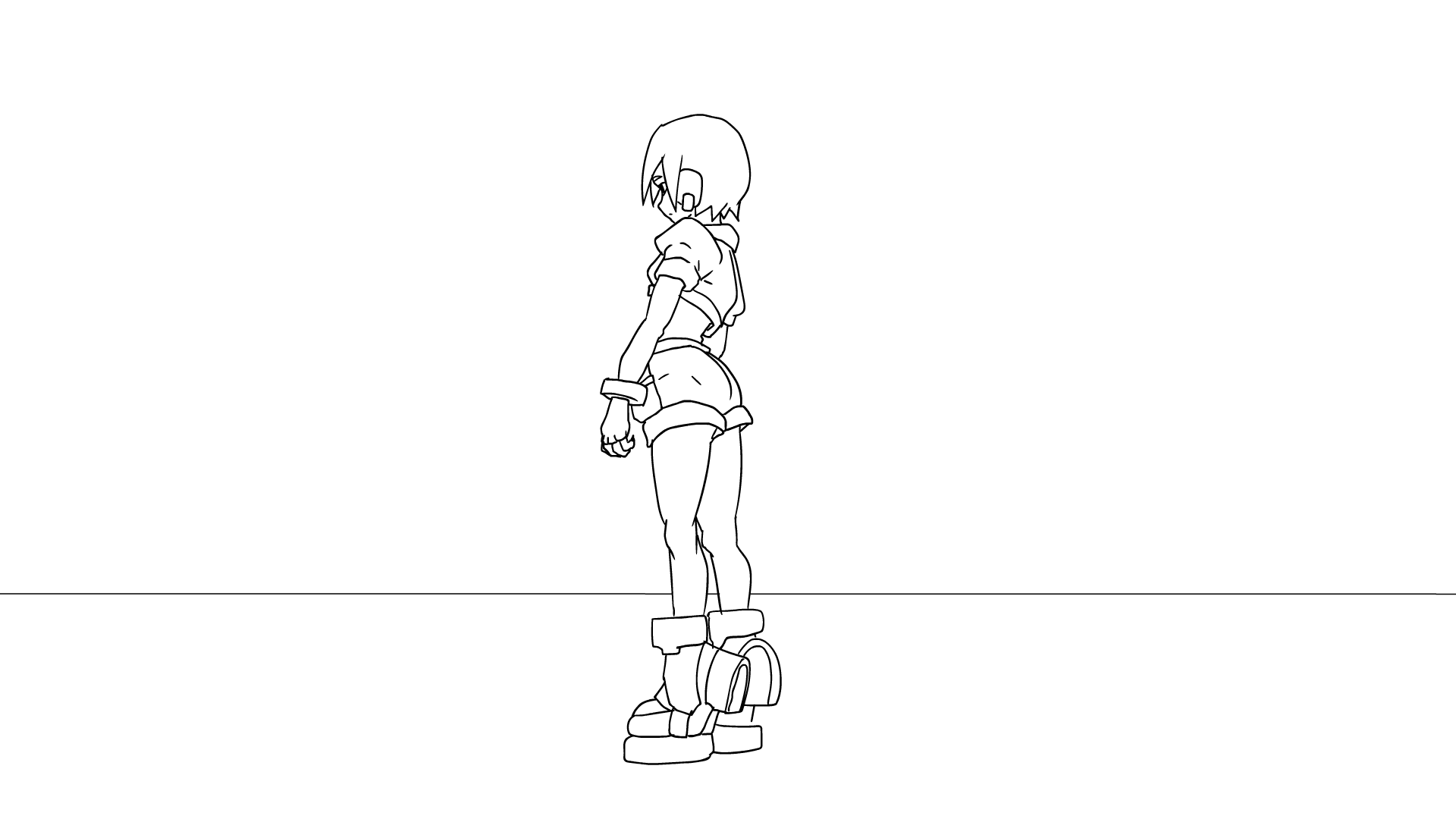 Данная анимация - создана по референсу (просто нашёл картинку в интернете и решил её оживить) . об этом, кстати, будет одна из статей!