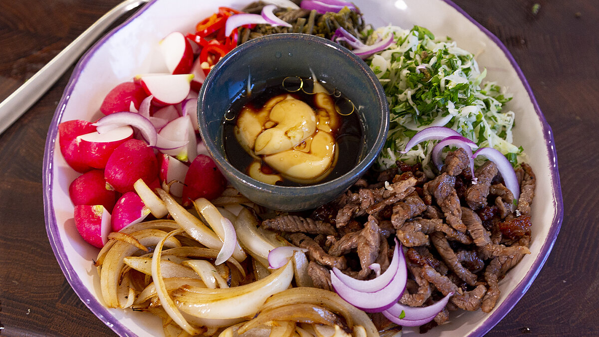 Салат из папоротника