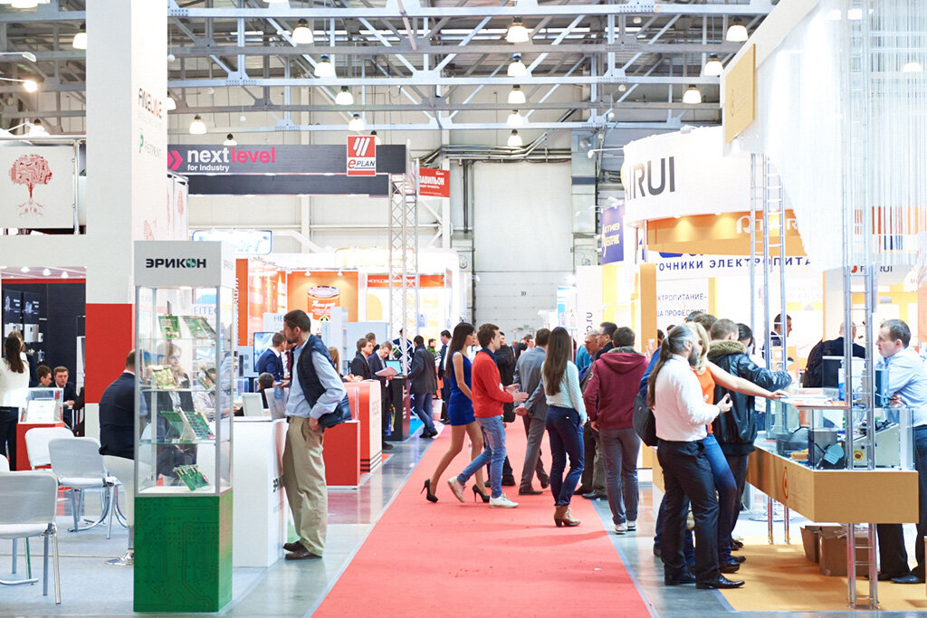 ExpoElectronica, выставка в 3-ем павильоне "Крокус Экспо", один из видов