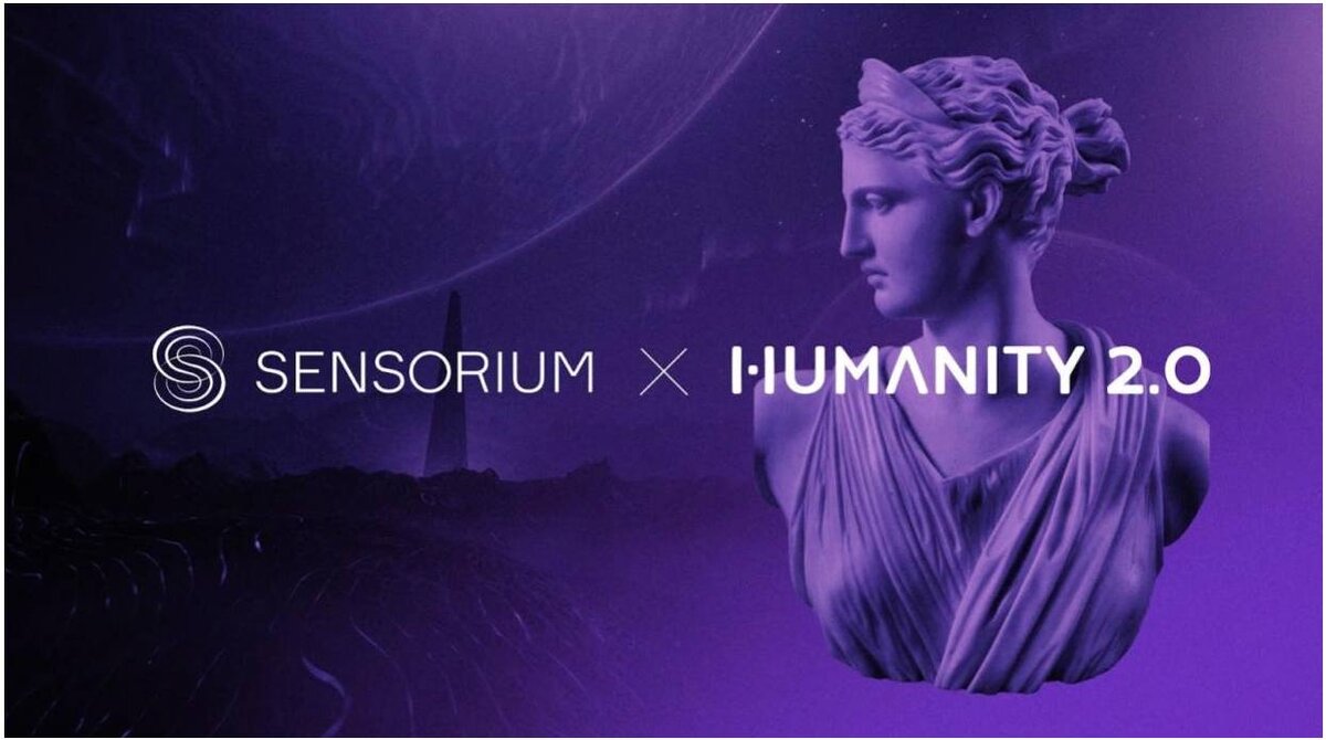 Баннер партнерского проекта Sensorium и Humanity 2.0 Фото: Humanity 2.0
Источник: artnews.com
