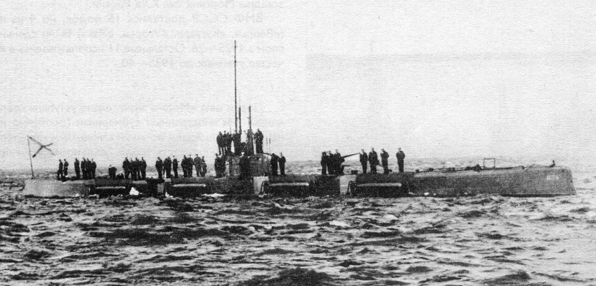 Подводная лодка "Вепрь" в 1915 году