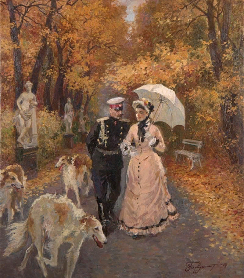 Олеся вновь провожает барина по знакомой тропе