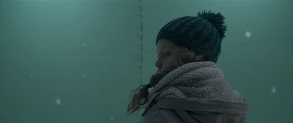 съемка на зеленый хромакей (кадр из фильма "Лед")