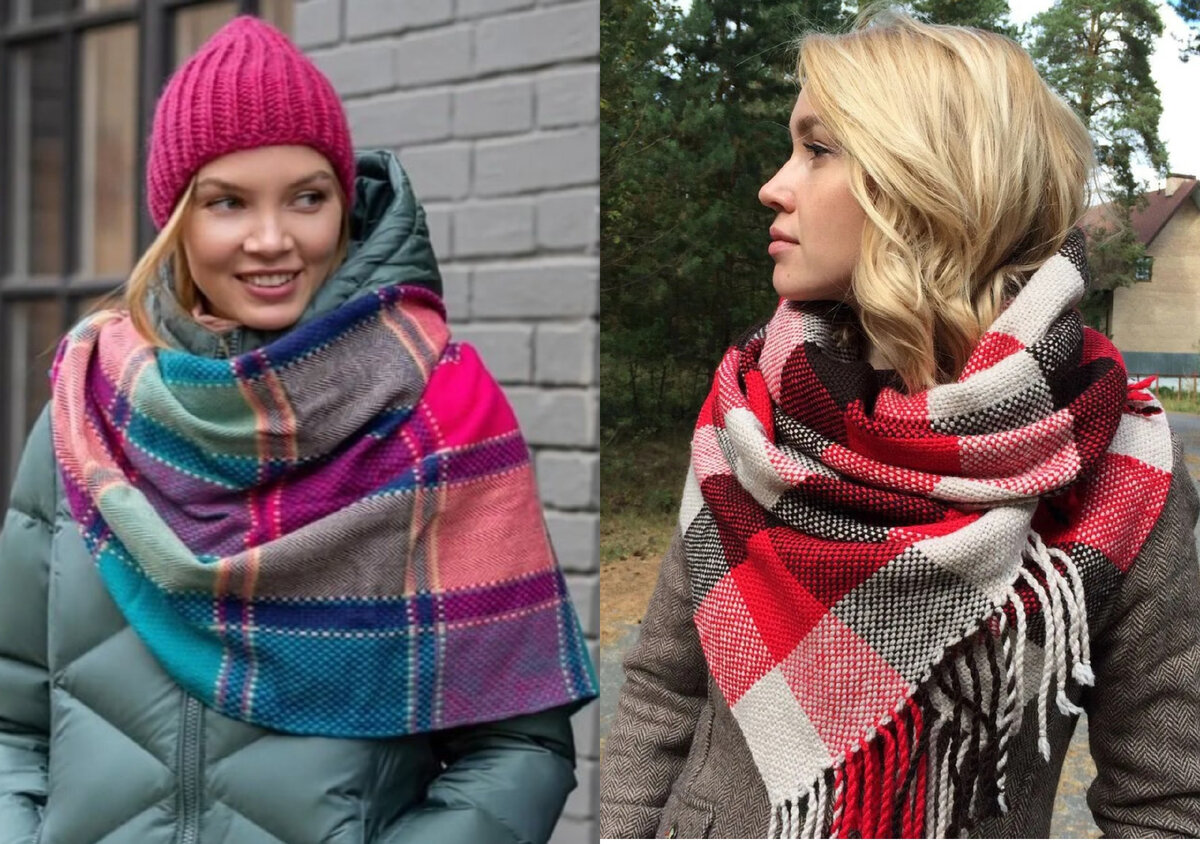 Красивые шарфы 2024-2025: как носить модные шарфы — фото-идеи