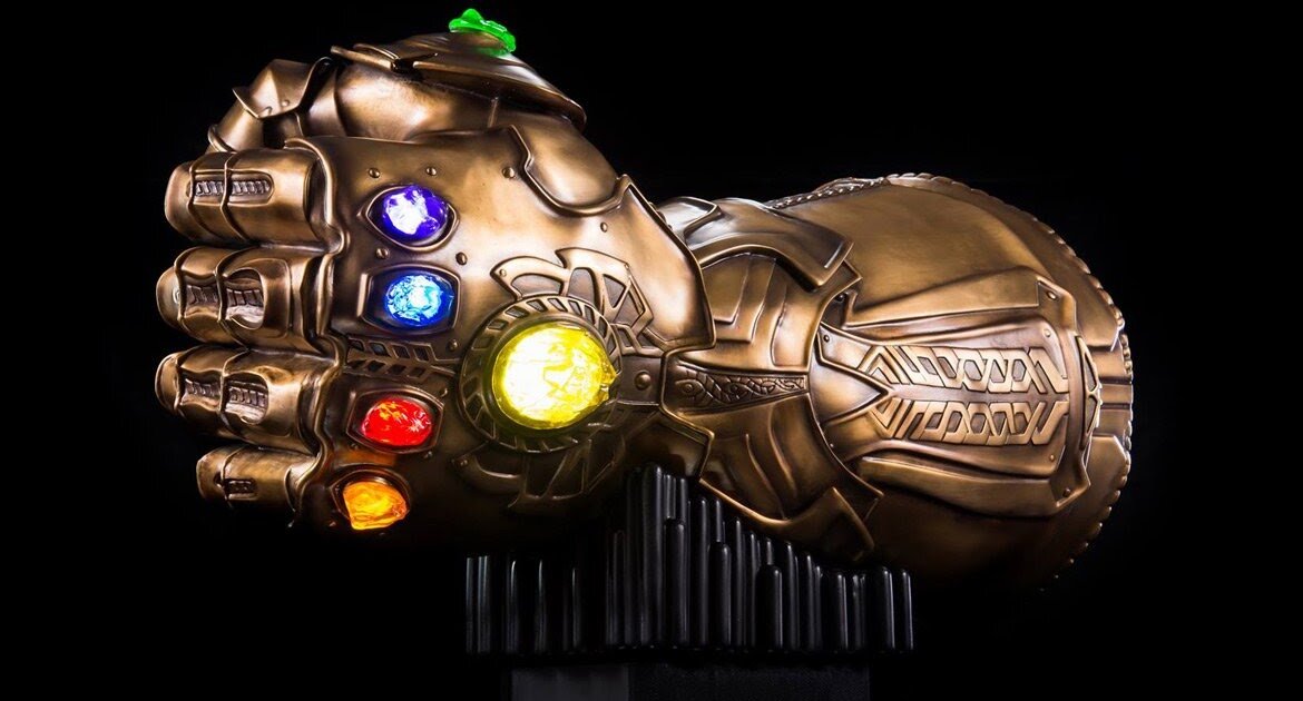 Details about Avengers 3 Infinity War Infinity Gauntlet LED Light Thanos Gloves 