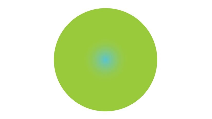 Можете ли вы заставить синий центр исчезнуть?