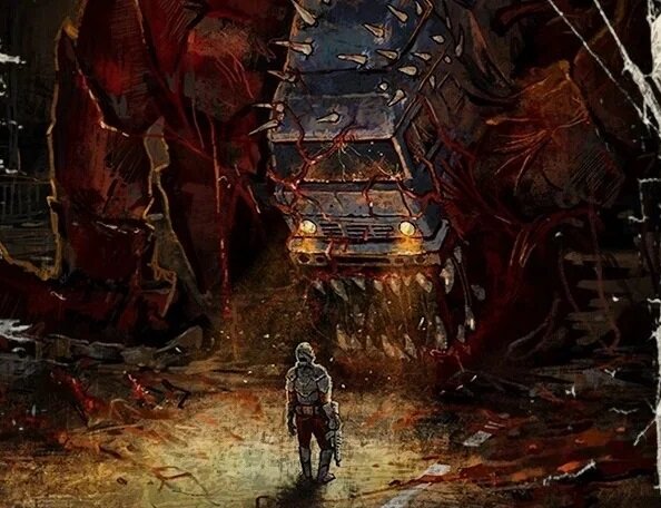 Эту картину я добавил затем, так как она хорошо влияет на CTR =) Кстати, это постер игры Iron Meat, которая вдохновлена таким хитом, как Contra. Игра от русского разработчика, и кстати на нее есть качественная демоверсия  в Steam:
https://store.steampowered.com/app/1157740/Iron_Meat/