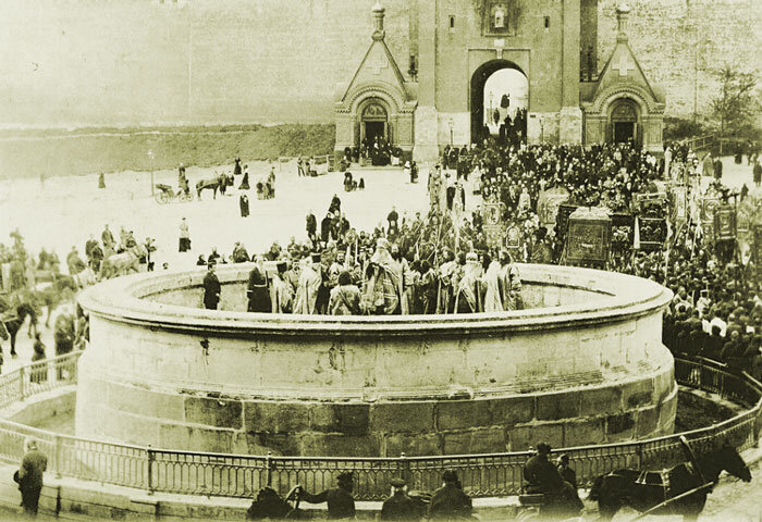 Лобное место в Вербное воскресенье