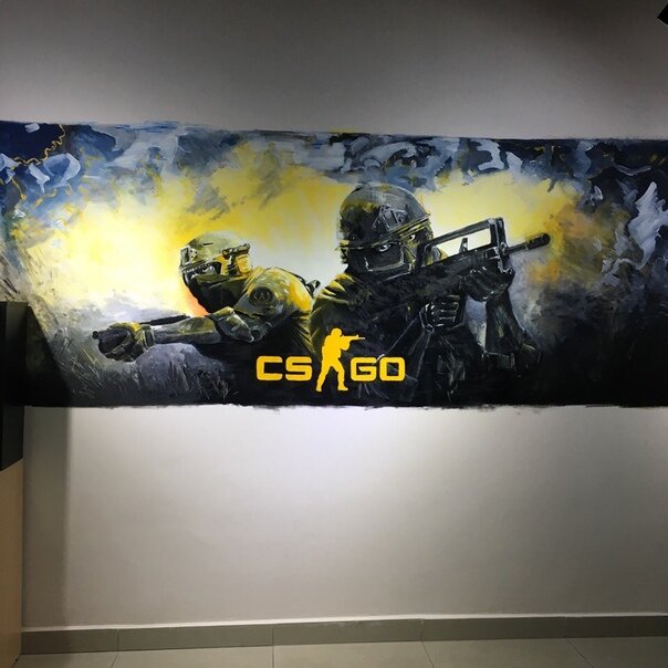 Эскиз игры CS:GO.