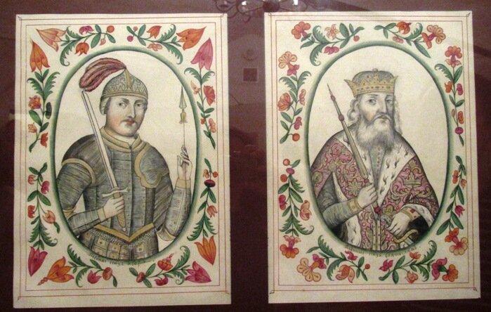 первые князья древней руси рюриковичи. портреты князей древней руси. князь рюрик. князь олег, князь игорь. ярослав мудрый царский титулярник.