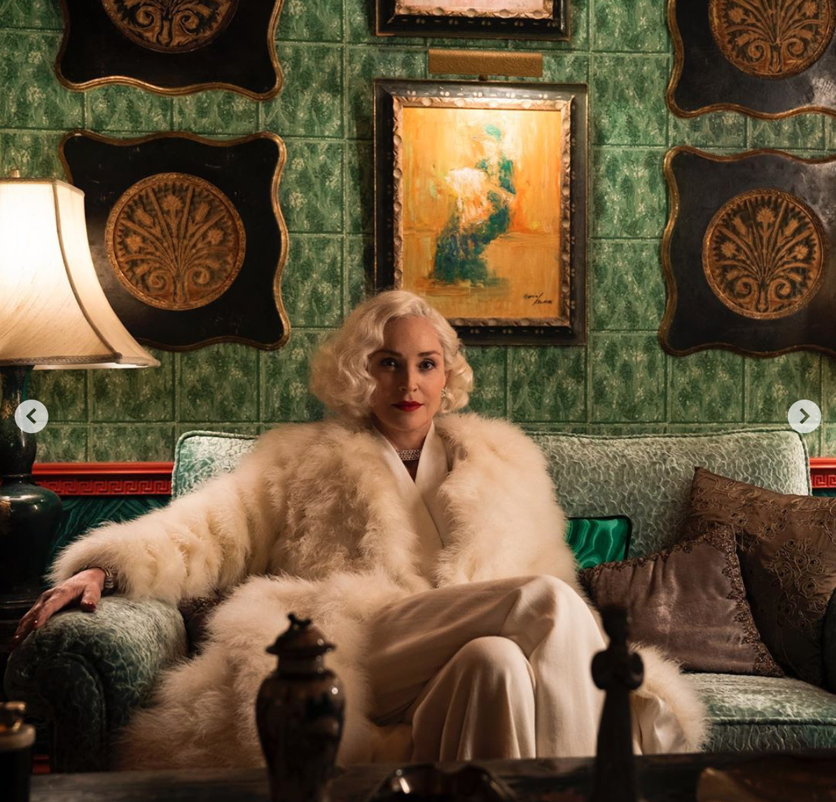 Шэрон Стоун в роли Ленор Осгуд - источник фото: https://www.instagram.com/ratchednetflix/
