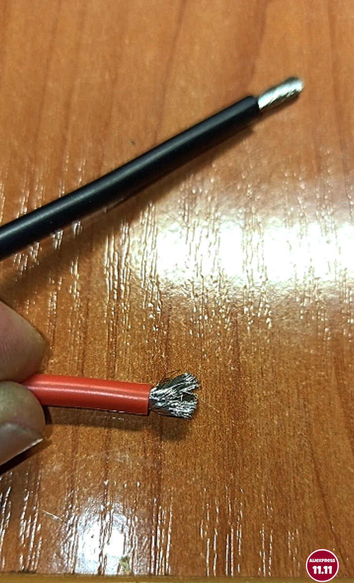 Листай следующие фото:  Термостойкий силиконовый провод