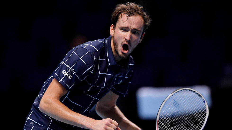 Даниил Медведев  - третий россиянин, вышедший в финал Итогового турнира в истории тенниса.  фото: картинки яндекса. 