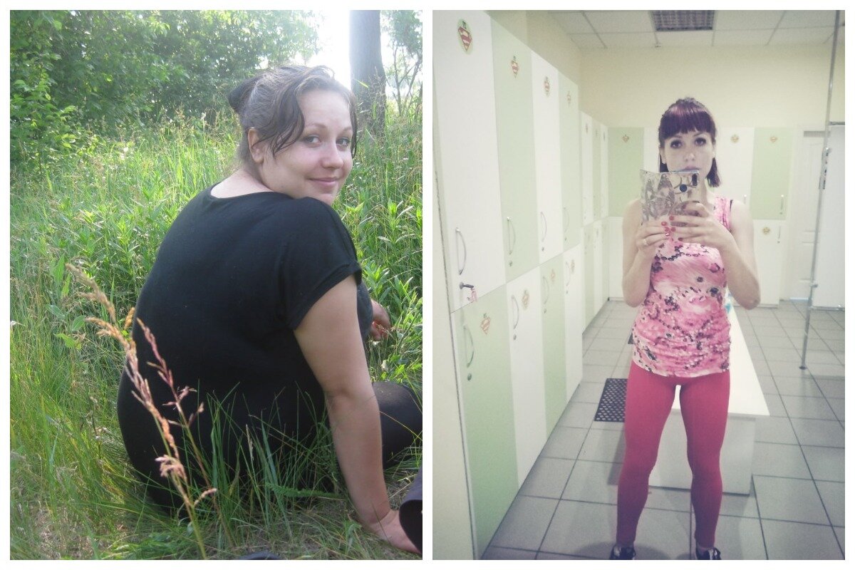 Алена ДО и ПОСЛЕ похудения. Разница — 50 кг!