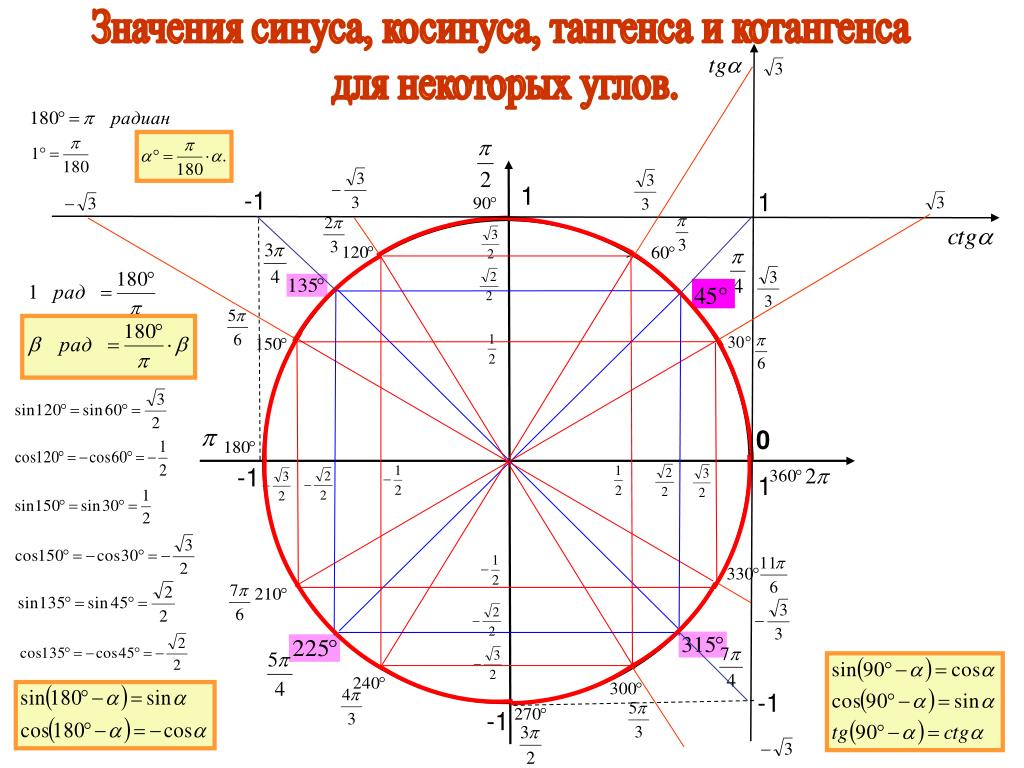 Таблица синусов и косинусов тангенсов и котангенсов круг. Единичная окружность синус. Таблица значений синусов косинусов тангенсов в круге. Тригонометрический круг таблица синусов.