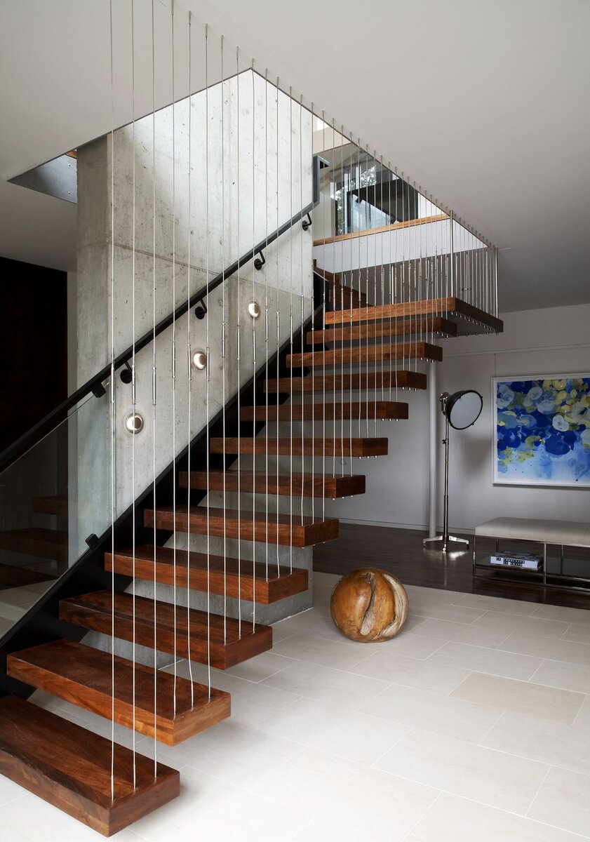 Консольная ("парящая") лестница