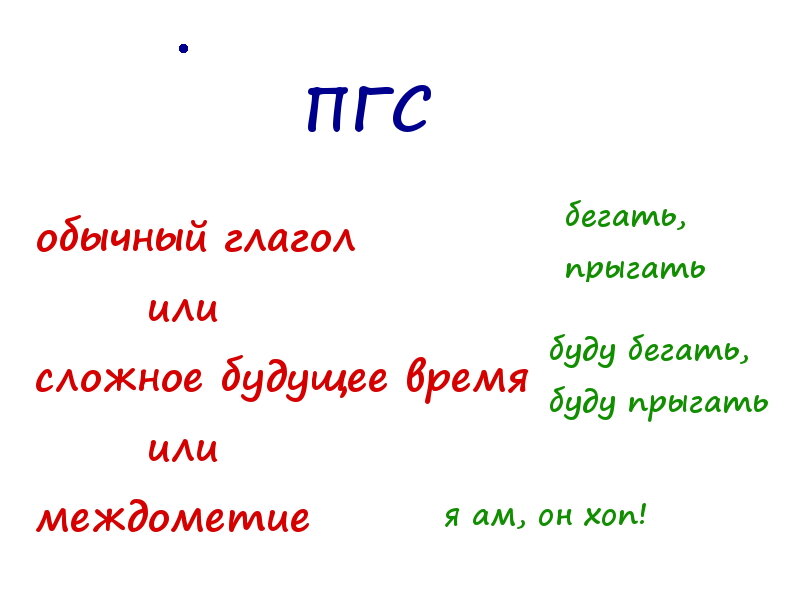 Пгс сис сгс правила с примерами таблица